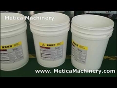 Αυτόματη στρογγυλή μηχανή μαρκαρίσματος εμπορευματοκιβωτίων για τον κάδο χρωμάτων