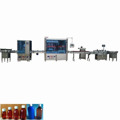 Αυτοκίνητο 50-500ml σιρόπι και στοματικό υγρό γεμίσματος καπάκι συσκευή επισήμανσης