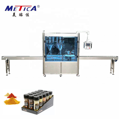 Αυτόματη πλήρωση Monoblock και μηχανή κάλυψης για τη σκόνη πιπεριών